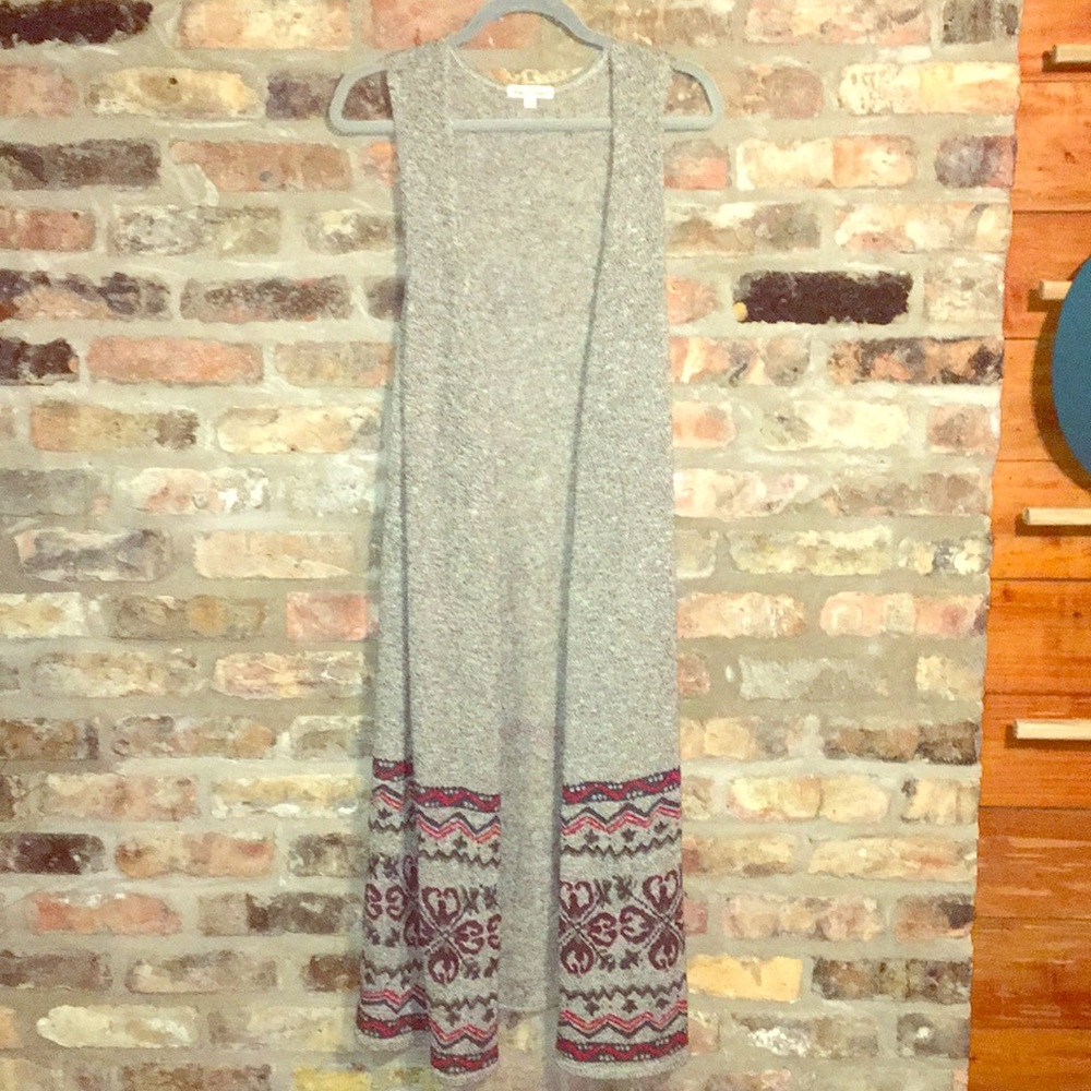 Hem & Thread sleeveless duster
